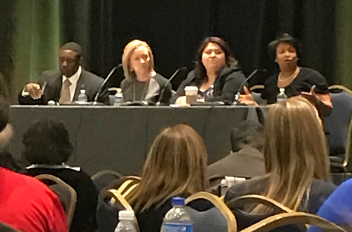 DTK1911's tweet photo. This morning's panel on supporting student success locally and regionally gives a look into collaboration and philanthropy #GLRSSC https://t.co/8u3MDh3Fni