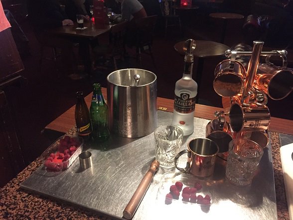 HIKensington's tweet photo. Cocktail training today #Russianwinter #RussianStandard #cocktails #BehindtheScenes #RBHFeb https://t.co/yQpQxO3T23