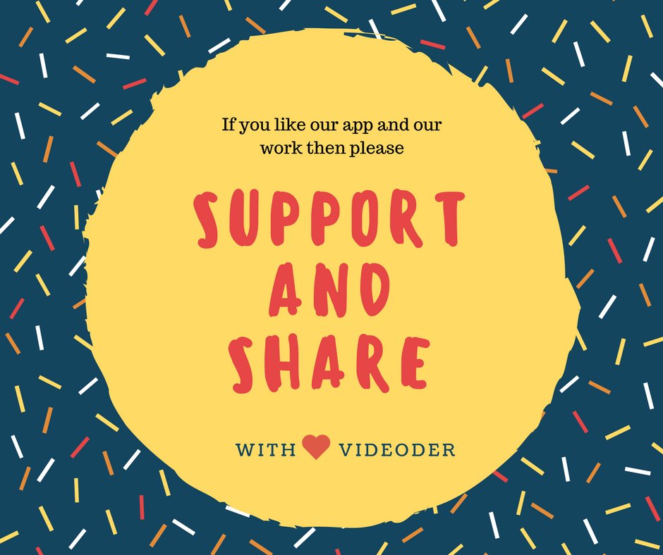 videoderandroid's tweet image. If you like our work and our app then please share our app with as many as you can. Help videoder get popular. #videoder #bestdownloaderapp