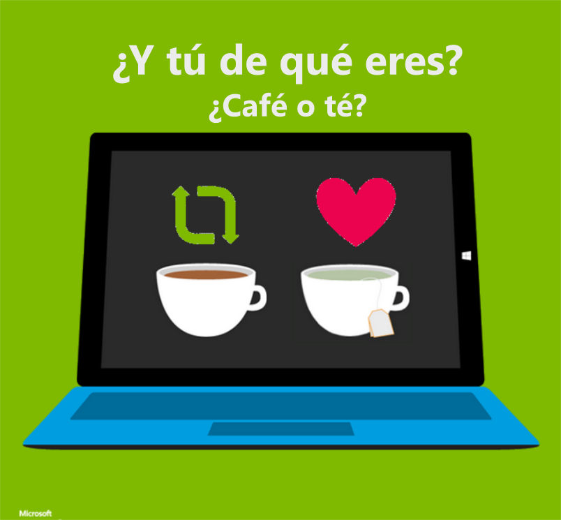 MicrosoftES's tweet photo. Esta mañana no nos decidimos. Así que lo mejor será preguntaros https://t.co/v8ZJbS1RRQ