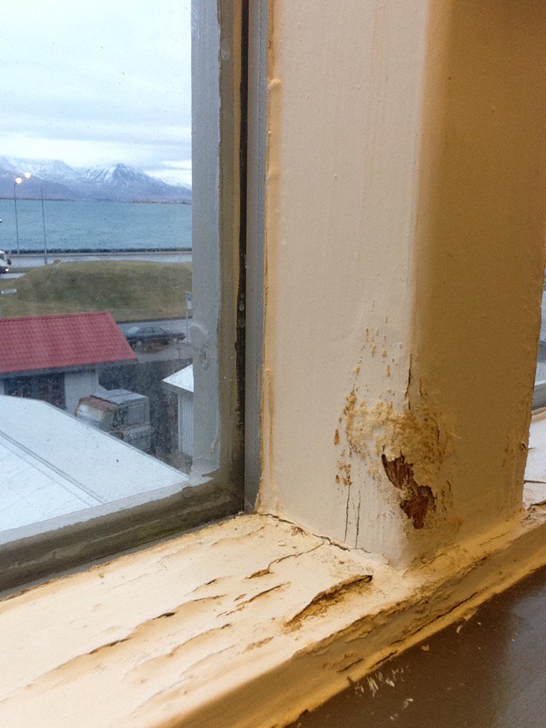 Mynd tekin í morgun: #LHÍmygla