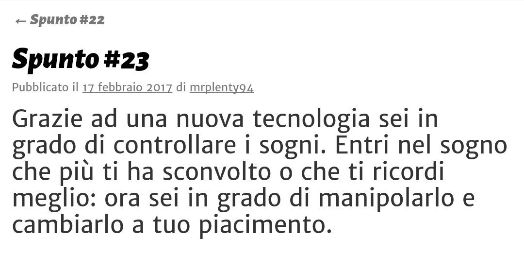 projectworkhub's tweet image. Venite a continuare questo #SpuntoCreativo    goo.gl/2crziM

#sogni #fantascienza #PWHub #CoachScrittore