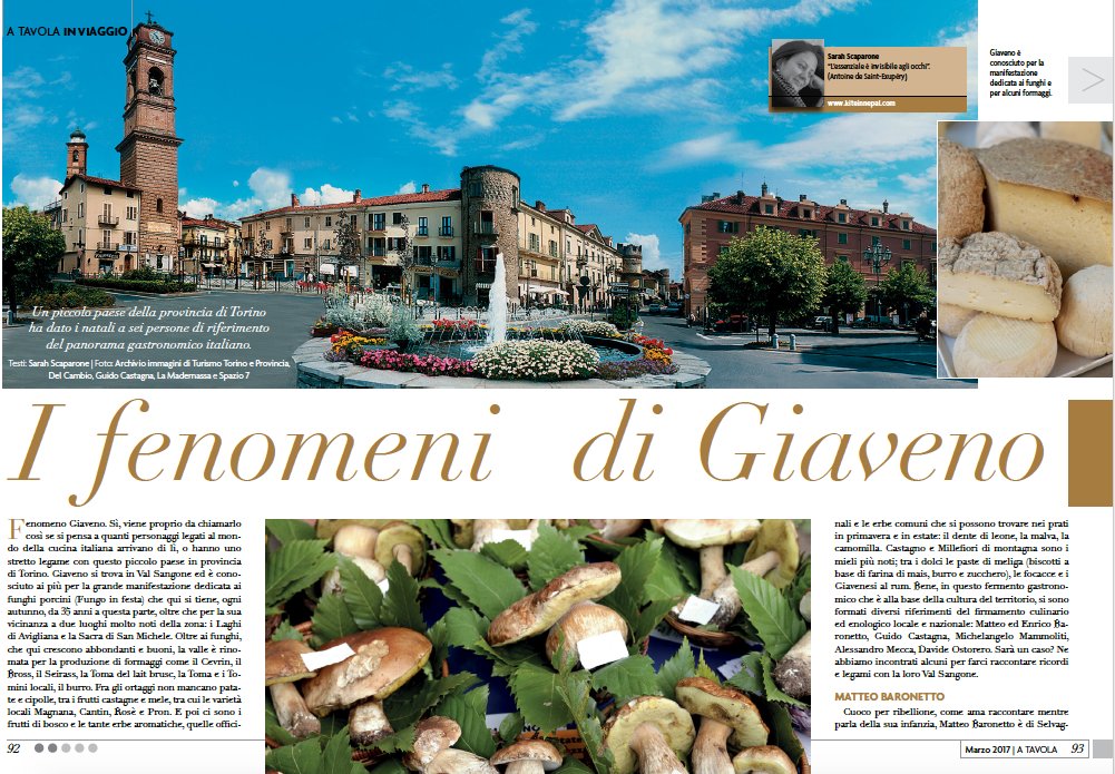 SarahScaparone's tweet photo. Su @Atavola di marzo vi racconto cos'hanno in comune #MatteoBaronetto @guidocastagna #michelangelomammoliti e #alessandromecca. #chef https://t.co/r3ClS7lKGw