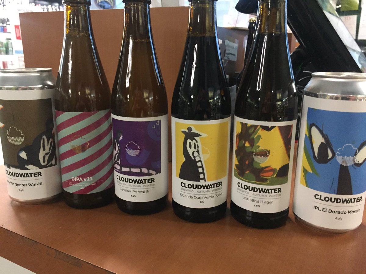obriensbeacon's tweet photo. Like Christmas morning all over again, when you arrive into work and a delivery of @cloudwaterbrew is waiting. So excited! @OBriensWine https://t.co/eIse4ePKUK