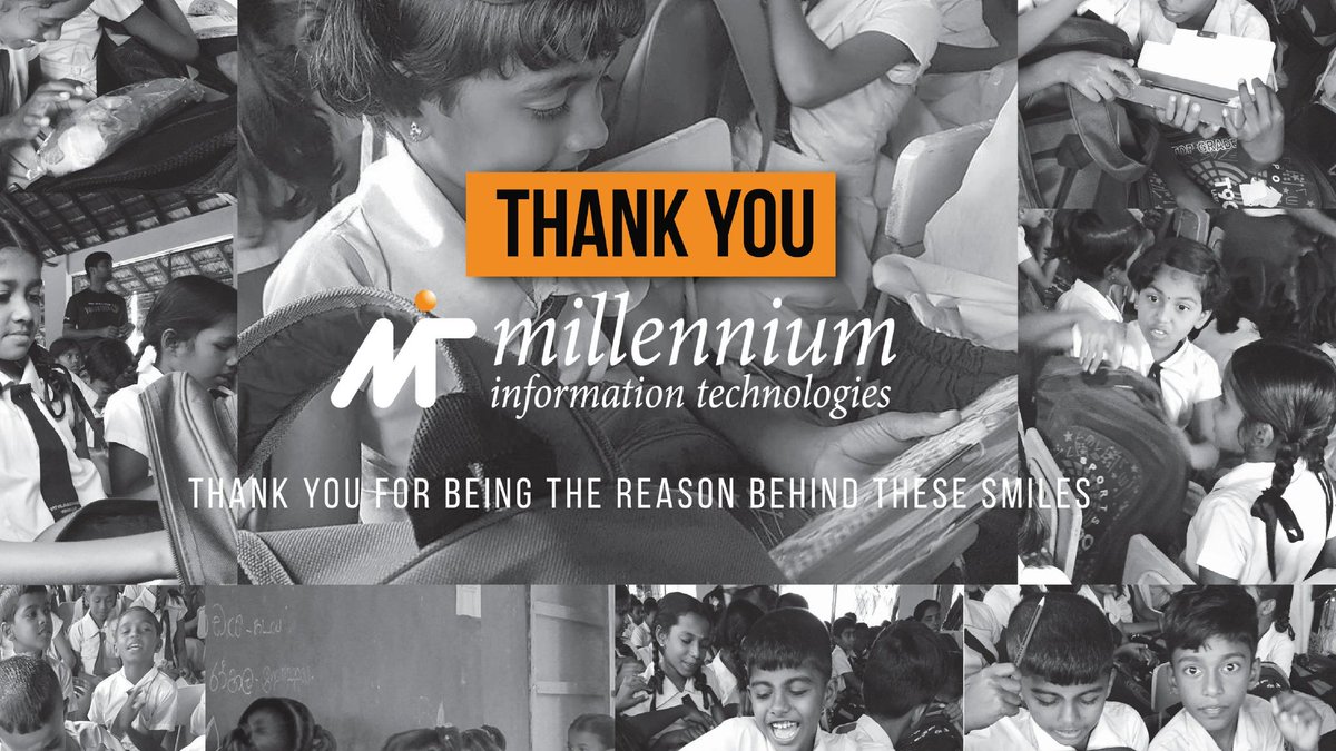 MDSlk's tweet photo. Thank you @MillenniumIT for sponsoring My Dream School VIII and we hope you would maintain the same momentum and intent going forward. https://t.co/54YPHtI4dO
