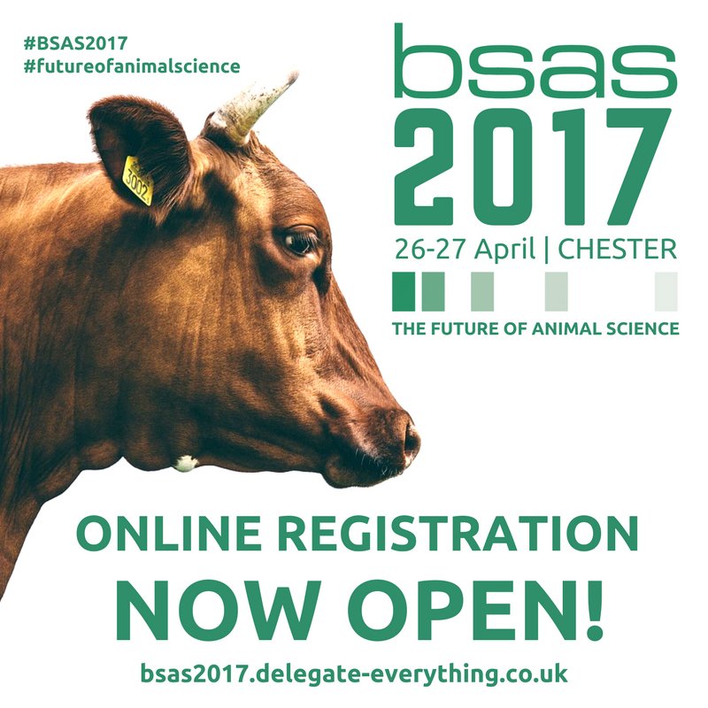 BSAS_org's tweet photo. #BSAS2017 Online Registration is GO! Register by 17 March 2017 for Early Bird Discount >>> https://t.co/bwD8xfdNk2 #futureofanimalscience https://t.co/lk4TWpSlaq