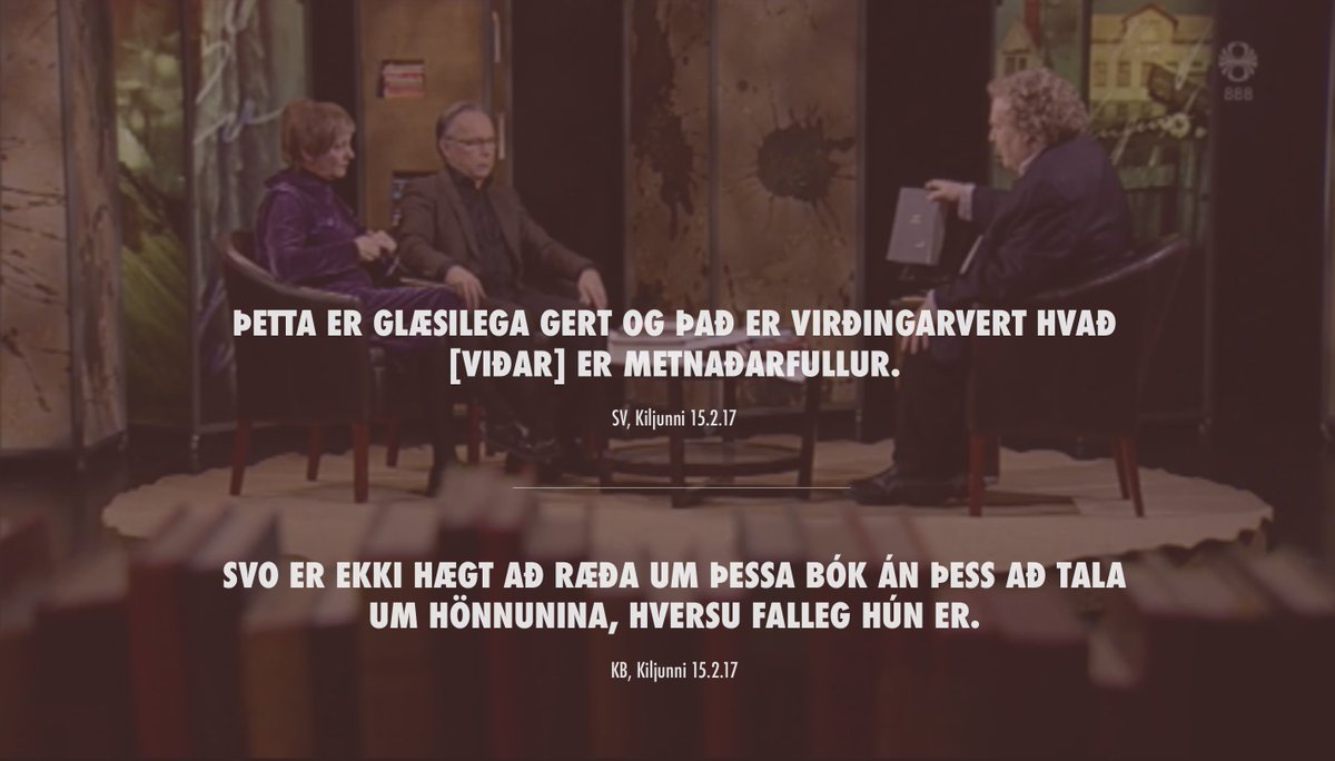 Flott umfjöllun um Viðar og Jón lærða í Kiljunni í gær! ruv.is/sarpurinn/ruv/…