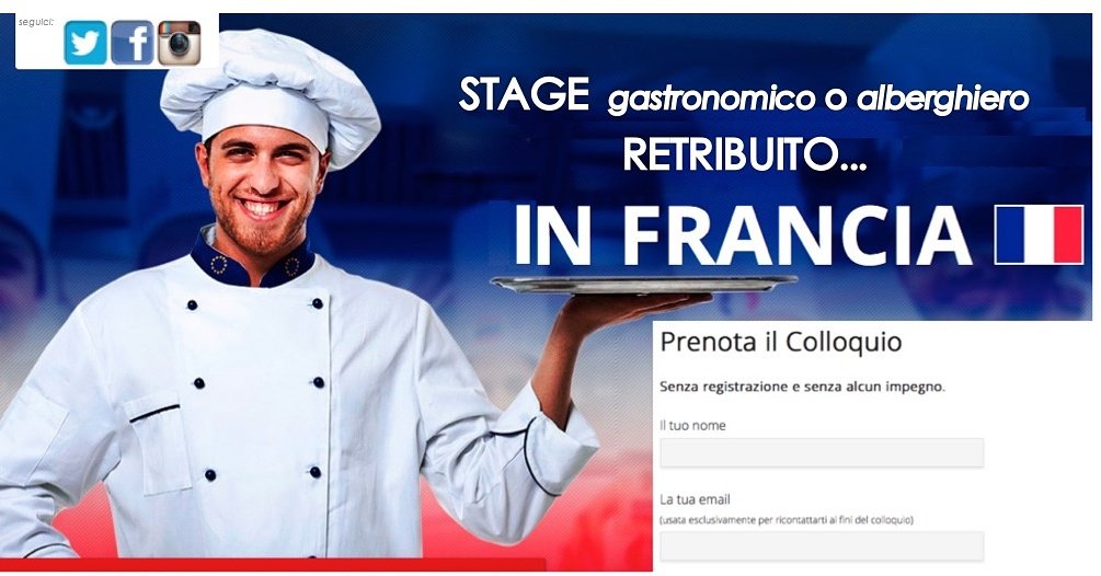 Stage RETIBUITO settore TURISTICO/GASTRONOMICO in francia🇫🇷🇫🇷 #lavoro #chef #Turismo #myjob #italia °•°•  beyondeducation.eu