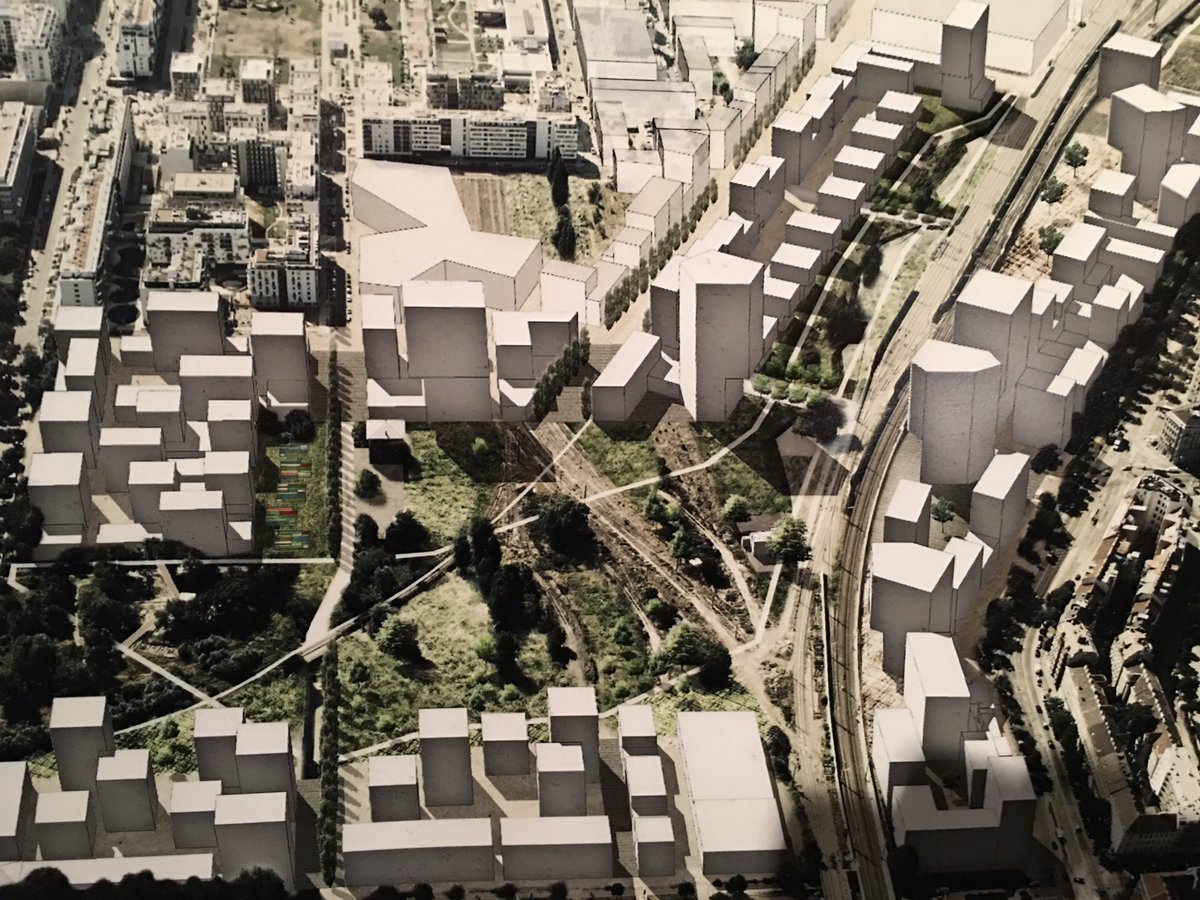 PeterRippl's tweet photo. Neues Rendering zeigt Vision der #Stadtwildnis #Nordbahnhof Daumendrücken! https://t.co/cXaGkKiMv2
