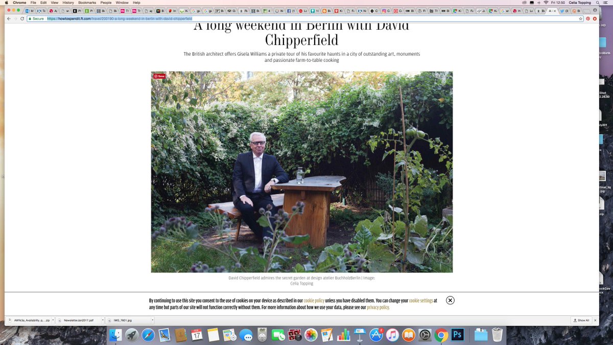 celiatopping's tweet photo. My portrait of Sir David Chipperfield in the FT this weekend.. https://t.co/BJ5O9ttu9x https://t.co/mIq0K9KlR7