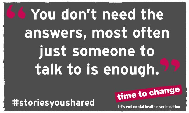 "If it’s never happened to you, it’s hard to understand." Read this blog on why we should open up to mental health: bit.ly/2kQC0hY