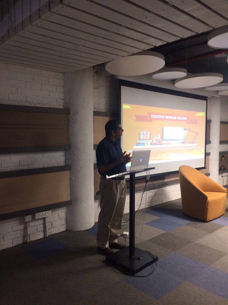 THubHyd's tweet photo. Thank you for joining us at #EduTech domain meetup w/ Shailesh Kumar of #ThirdLeap at #THub. Here are a few snapshots of the event. https://t.co/FfcQhfVDOu