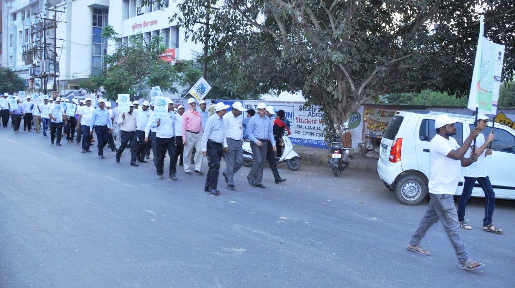 Walkathan for #Saksham with Sh Sanjeev K Jain, ED  <a href="/IOCGujarat/">IndianOil Gujarat</a> . <a href="/IndianOilcl/">Indian Oil Corp Ltd</a>