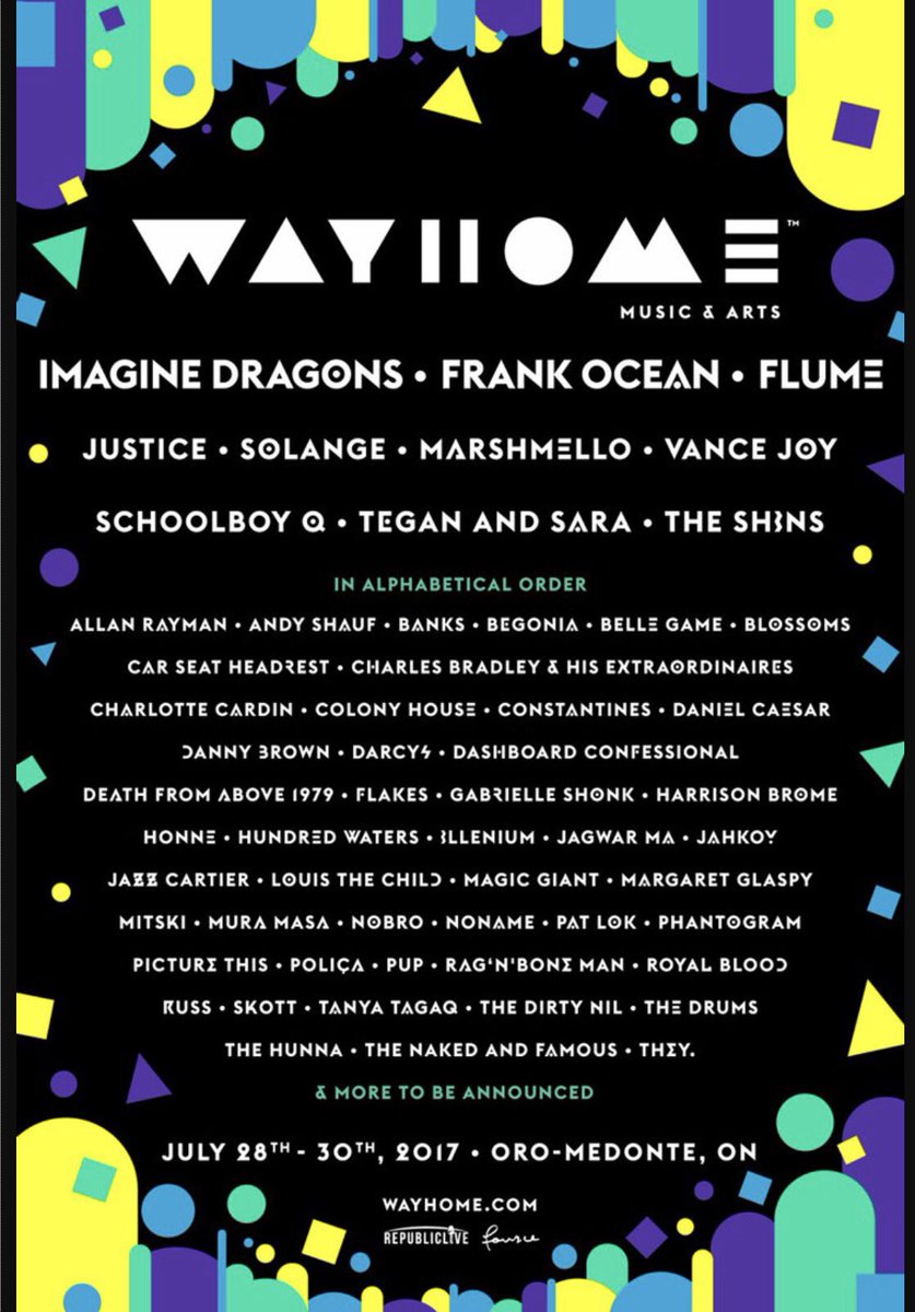 VirginRadioLON's tweet photo. Win the final pair of tix to @wayhomefestival. Tag us, and a friend you'll take with you..PLUS, tell us what tattoo you'd get to celebrate! https://t.co/JcOKMAFFbd