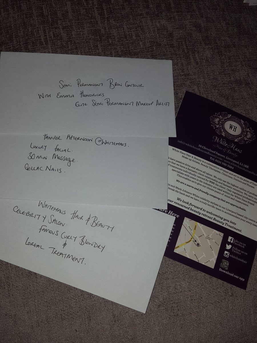 Thank you so much to <a href="/WhiteHausHair/">WhiteHausHair&Beauty</a> for their very generous donations for our raffle for Connor with money raised going to Claire House x