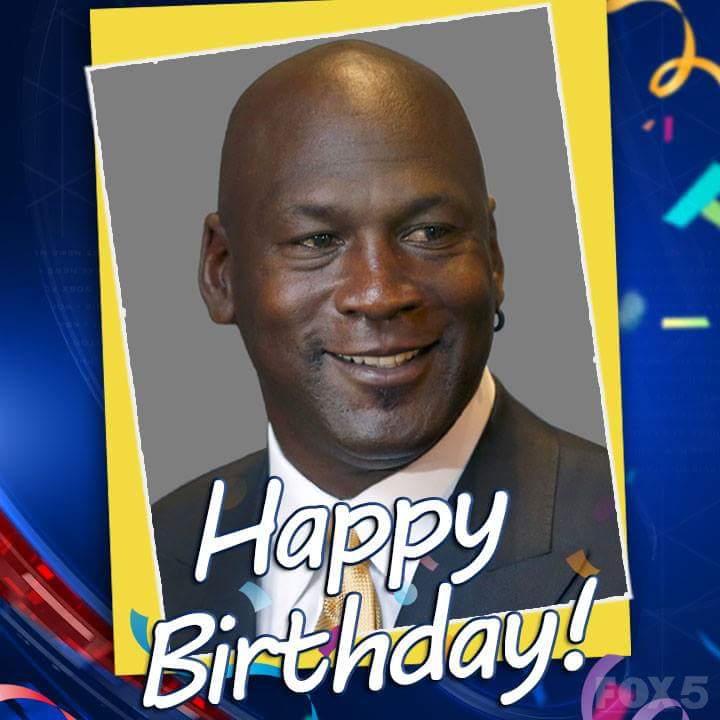 HAPPY BIRTHDAY:   Athlete Michael Jordan is 54 today! 