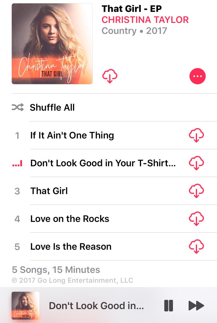 golongentertain's tweet photo. BREAKING TODAY: That Girl - EP by @ChristinaTMusic - Get it on @iTunes this morning and play it all day - we are! 🔥🔥
https://t.co/dzW8yYKx34 https://t.co/fUOanOLupS