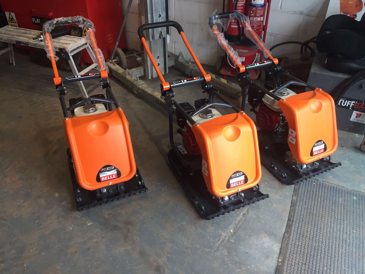 A delivery of 3 brand new Belle PCX450 Plate Compactors, so who want to be the first to hire one?? Call the Hire Desk today on 01843579111