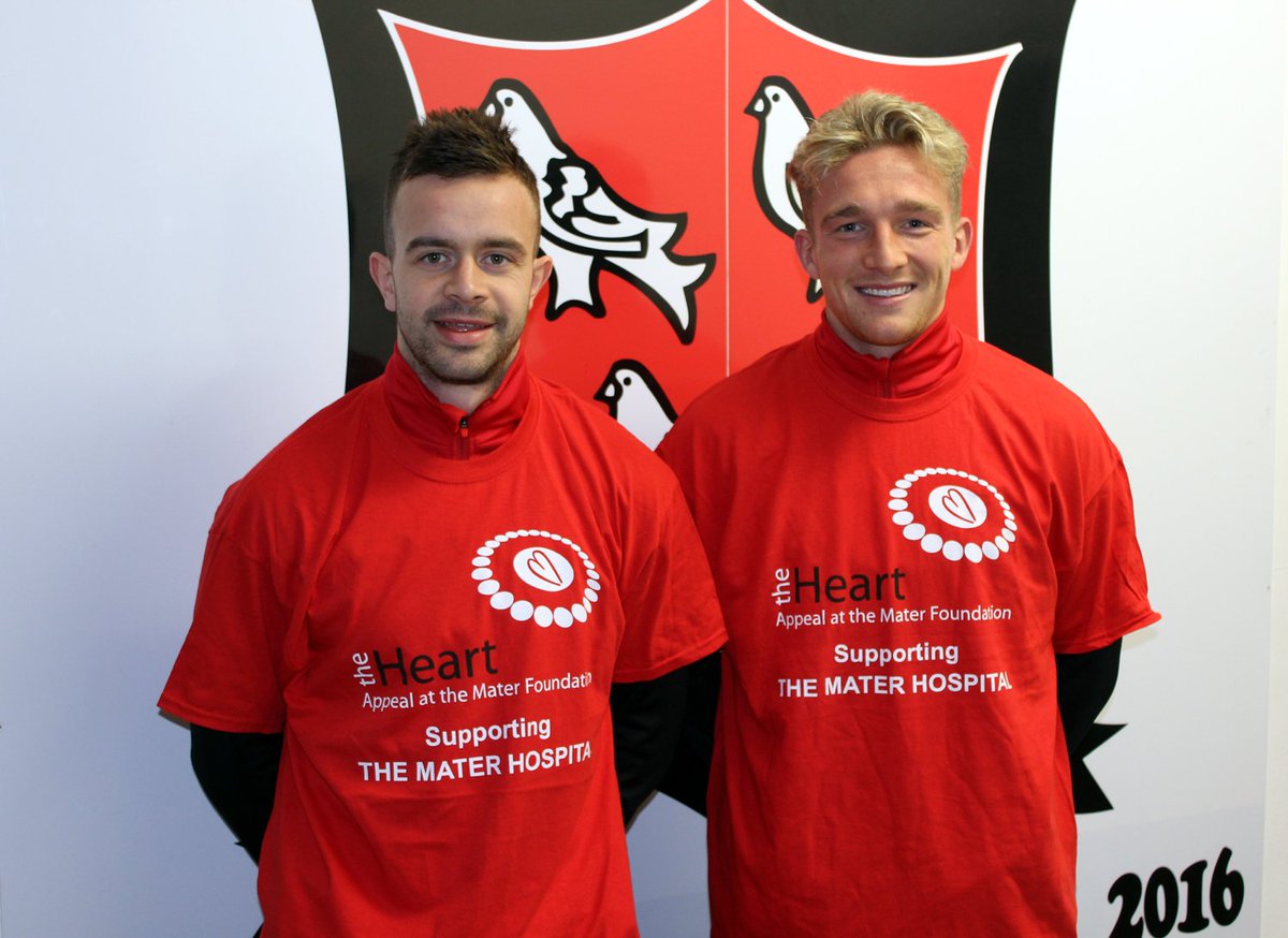 DundalkFC's tweet photo. MATER: #DundalkFC will wear t-shirts in support of @TheMaterFoundat Heart Appeal before tonight's President's Cup final against Cork City. https://t.co/IOaZQbCkbe