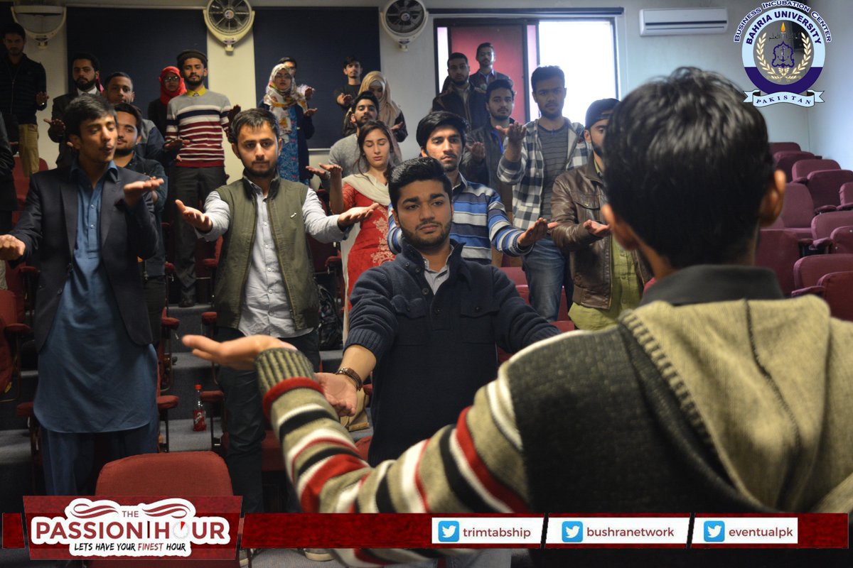 TrimTabShip's tweet photo. This time @trimtabtraining has conducted The Passion Hour at @bahriaUniversity. The activity was in collaboration with #BU_BIC. https://t.co/DNCpcQajMq