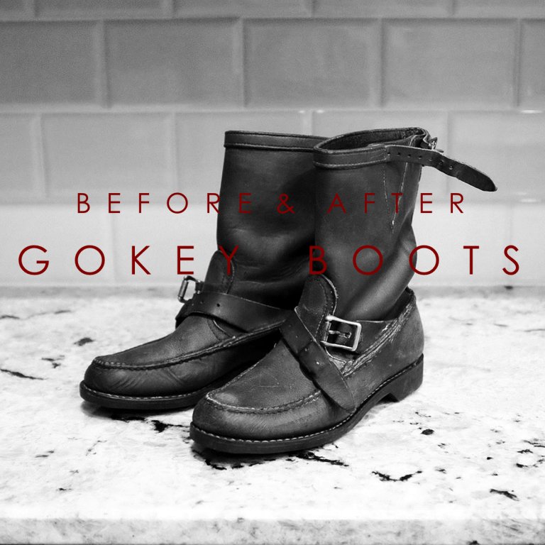 redclaysoul's tweet image. New Post | I restored my 30-year old pair of #Gokey hunting boots…what a transformation!: redclaysoul.com/?p=11717 CC @OrvisMens @obenaufs