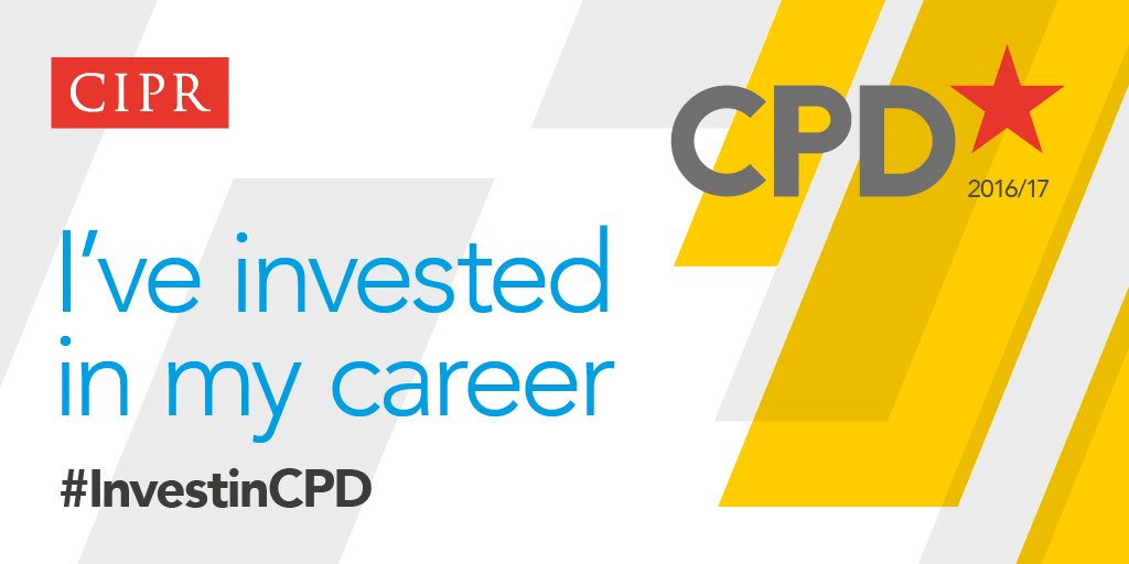 kiralauber's tweet photo. 2 years of CPD done thanks to @CIPR_UK Fingers crossed for a chocolatey @HotelChocolat reward! #InvestInCPD #AccreditedPRPractitioner https://t.co/0Z3MEfIANe