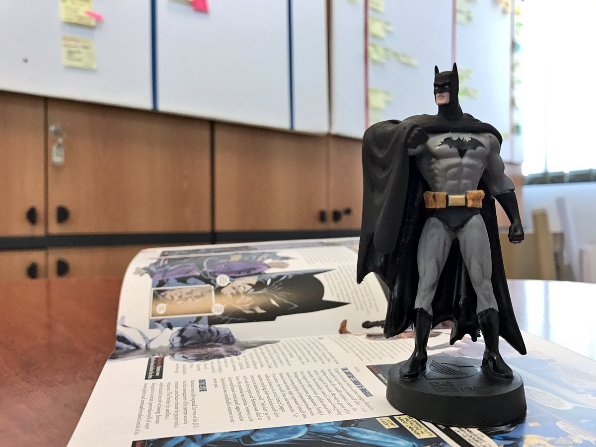 davidebertozzi's tweet image. Ora l'ufficio è al sicuro 💪 #batman #dccomics #superherocollection