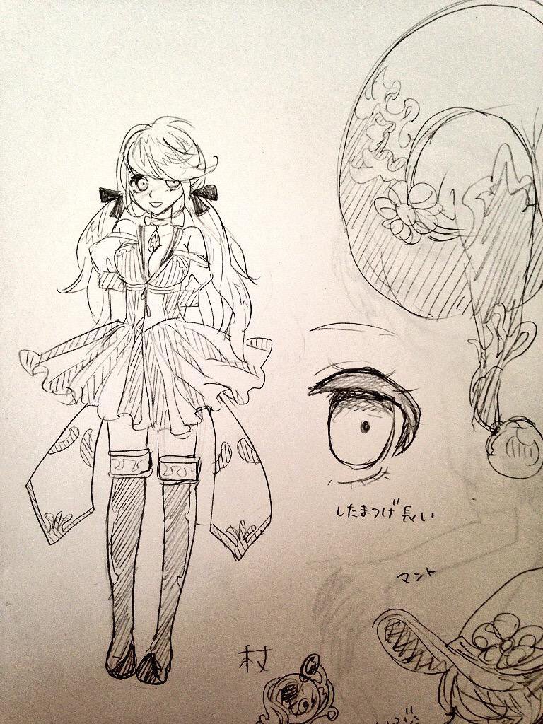 #スマホの中で一番古い自作絵発表会
たぶん高校の時の 