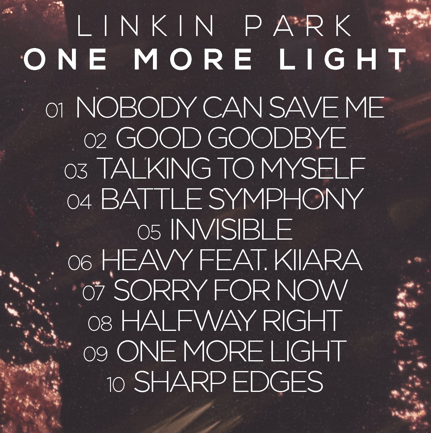 Linkin Park Association No Twitter Which Linkin Park Onemorelight Song Are You Looking Forward To Most Based On The Tracklist T Co E7ti0wi5k0 T Co En9euwb27o Twitter