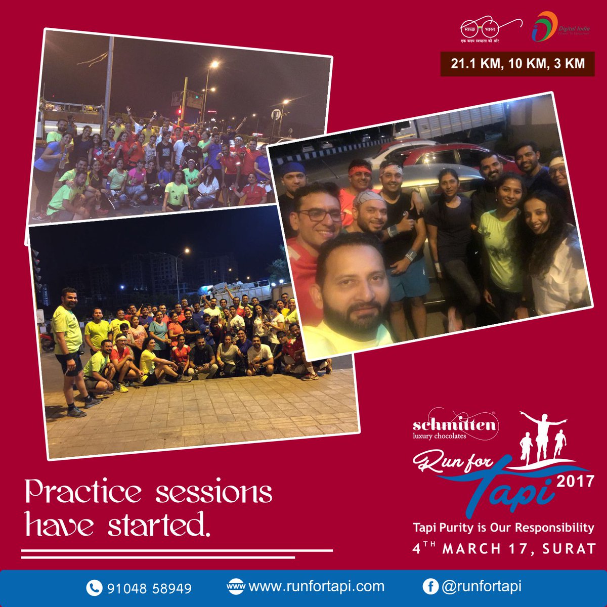 runfortapi's tweet photo. Practice Sessions have started , so join the league.
HELPLINE NUMBER: 91048 58949 
EMAIL:INFO@RUNFORTAPI.COM 
#RunforTapi #Surat #SuratCity https://t.co/JXx2sgp0s1