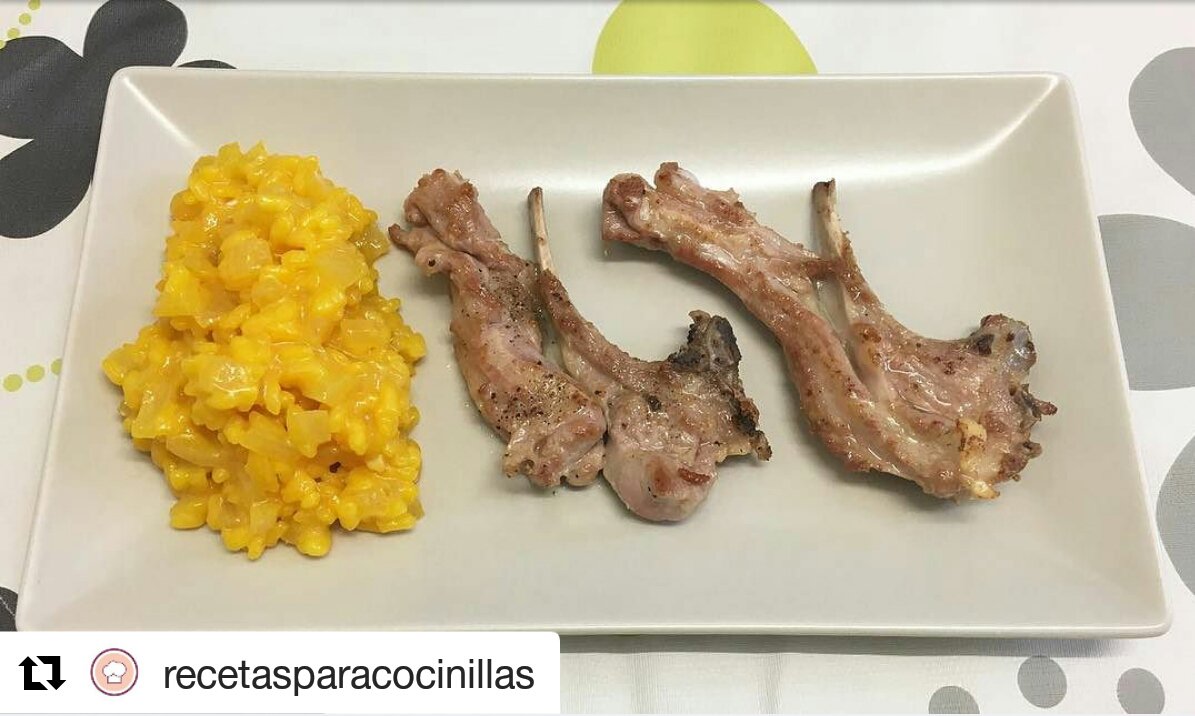 ohdelicatessen's tweet photo. Las #chuletas de #cordero siempre de #Colear, y con una receta de @recetasparacocinillas mejor que mejor. ¡No te pierdas su blog! https://t.co/QwMQN6hSj3