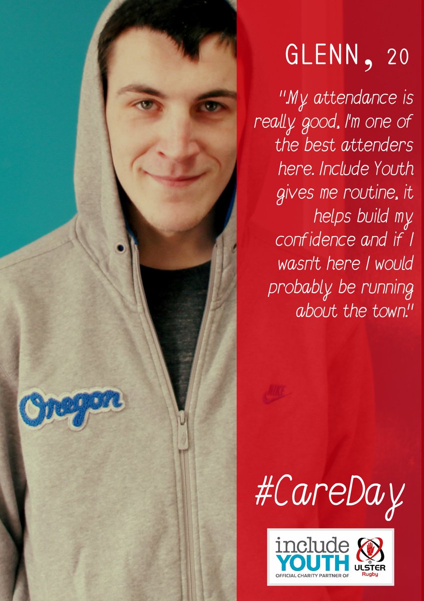 UlsterRugby's tweet photo. Today we are celebrating #CareDay with @IncludeYouth! Many thanks to all the young people who have shared their stories with us this week! https://t.co/evaGboew4f