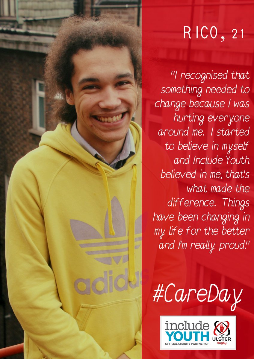 UlsterRugby's tweet photo. Today we are celebrating #CareDay with @IncludeYouth! Many thanks to all the young people who have shared their stories with us this week! https://t.co/evaGboew4f