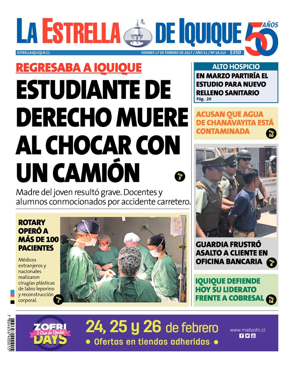 ROTARYIQUIQUE's tweet photo. @ROTARYIQUIQUE OPERO A MAS DE 100 PACIENTES https://t.co/tI78d88Jm1 https://t.co/OOkGCJpgym