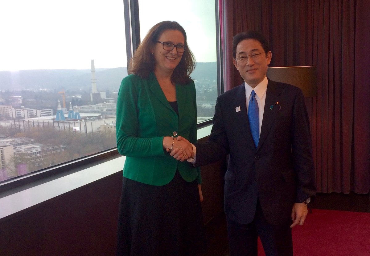 MalmstromEU's tweet photo. Commitment for an early conclusion of EU-Japan FTA negotiations /CN https://t.co/OjY6NPQjdP https://t.co/qchZrEL4SM