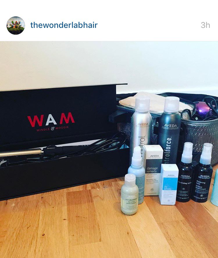 wonderlabhb's tweet photo. @AvedaUK styling kit ready for #lfw2017 https://t.co/KgKIuiUQR0