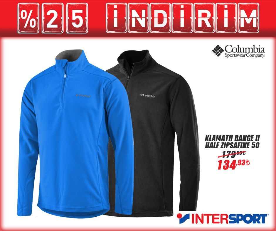 Colombia polarlar ile her zaman kendini sıcak tut. Şimdi indirimli fiyatları ile INTERSPORT mağazalarında! #colombia #intersporttr #polar