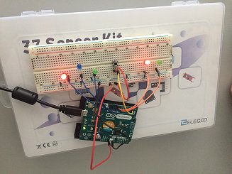 GIE_SESAMVitale's tweet photo. #MoocFab #Arduino construction d’objets connectés. Objectif TP2 : montage & programmation d’un feu tricolore #FabLab https://t.co/3IMBDkq3bO https://t.co/aF0vZgpjgq