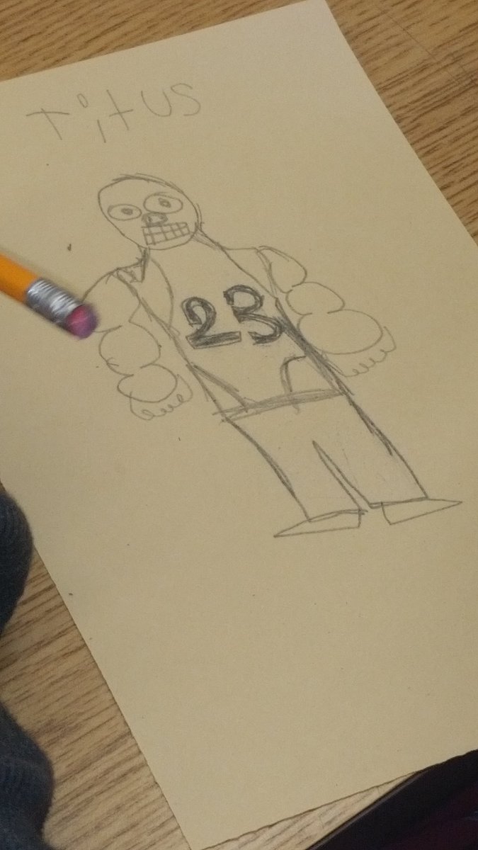 Rm 214 doing geometric shaped self portraits