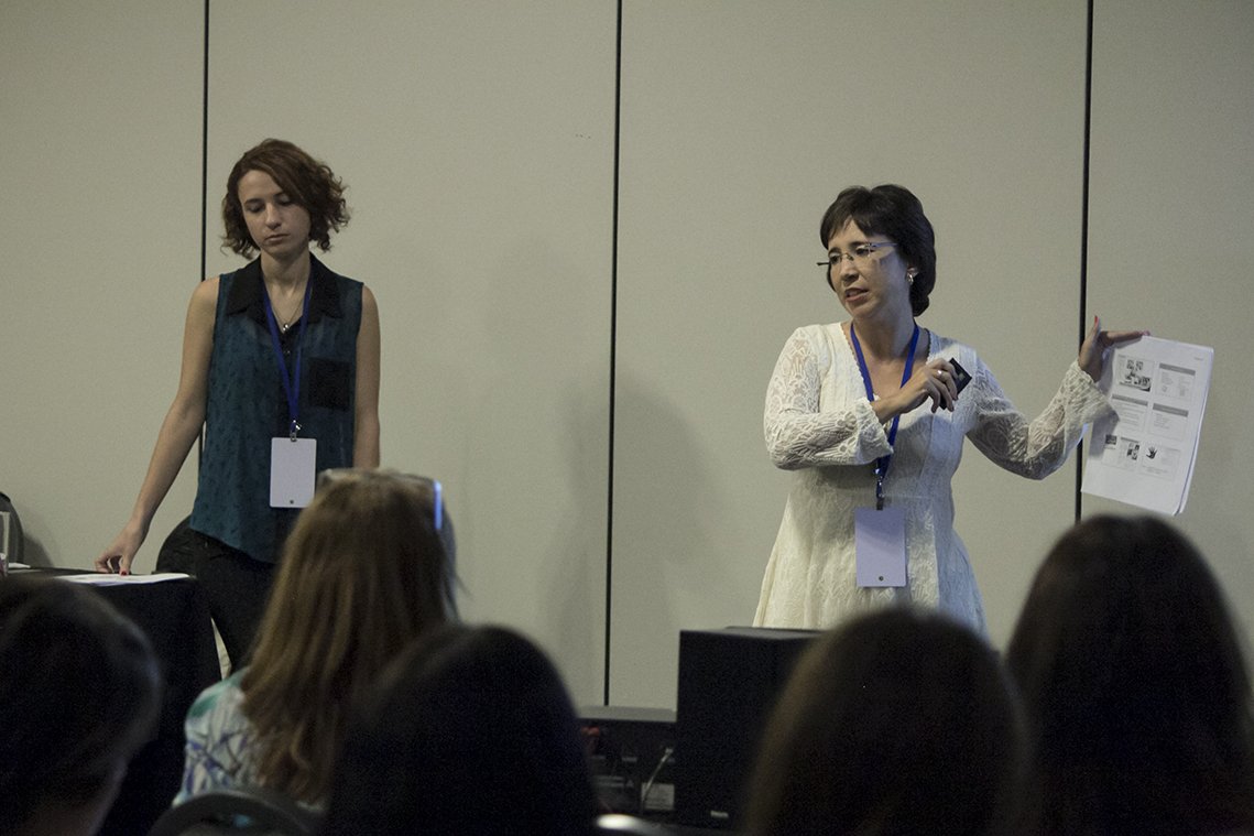 DickensUruguay's tweet photo. Florencia Romero & Anaclara Deleo presentaron "Practical ideas to foster empathy in the classroom" en #MSD8 https://t.co/dfxTlbFjkd