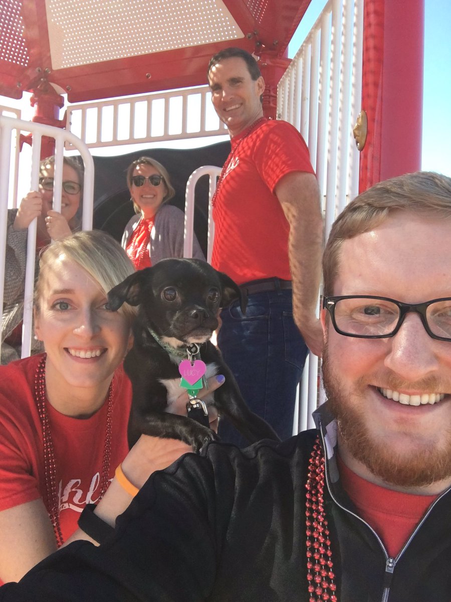 mrkmetzger's tweet image. Stop #6 @MHS_Jordan and yes that is a dog. And yes we went down the slides.