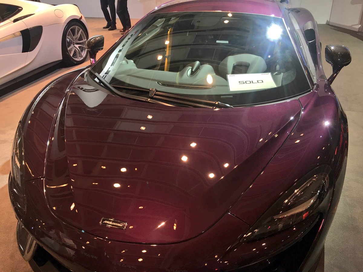 autoshowcanada's tweet photo. Sorry folks - this @McLarenAuto 5705 is SOLD. @Pfaff_Auto #CIAS2017 #AutoExotica #McLaren https://t.co/jbN0ZBtq2Z