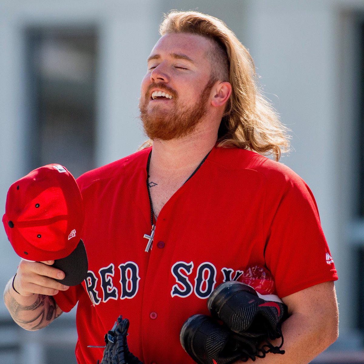 RedSox's tweet photo. .@Ross_108 looking fresh to death at #SoxSpring. https://t.co/YOzXriYdDD