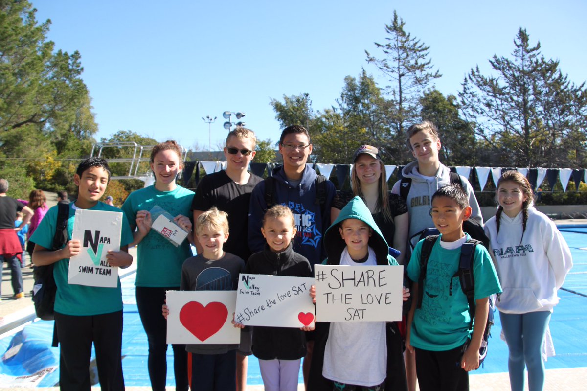 NapaValleySwim's tweet photo. NVST's favorite memory? We had a record number of new swimmers participate in our Swim-A-Thon. #SharetheloveSAT @SwimFoundation https://t.co/DnK6BoN31t