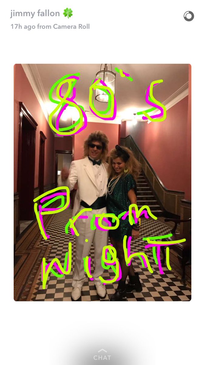 More photos of last night from Jimmy's snapchat! Happy anniversary <a href="/jimmyfallon/">Jimmy Fallon</a> and <a href="/FallonTonight/">The Tonight Show</a>!