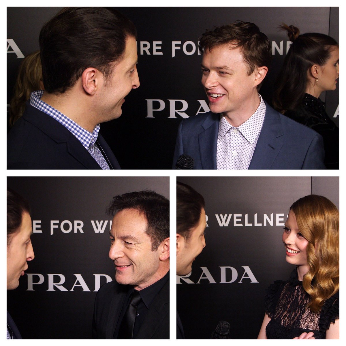 On <a href="/CelebrityPageTV/">Celebrity Page</a> TONIGHT, <a href="/ArthurKade/">Arthur Kade</a> chats with #CureForWellness stars <a href="/danedehaan/">Dane DeHaan</a>, <a href="/jasonsfolly/">Jason Isaacs</a> &amp; #MiaGoth. <a href="/ReelzChannel/">REELZ</a> 1amET/10pmPT