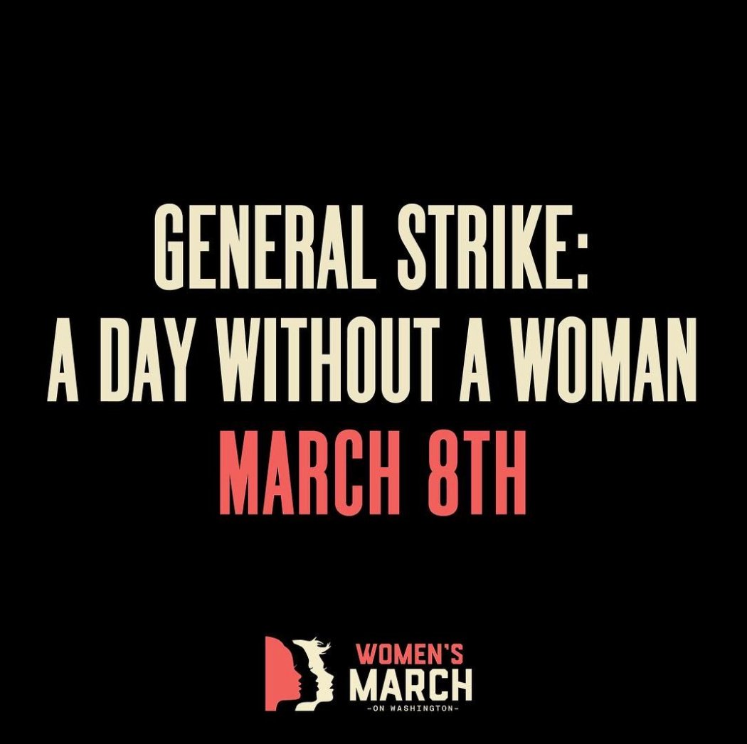 TheActionNet's tweet photo. Can you imagine a day without women? On March 8 our #ANpartner @womensmarch calls for a day of unity in our communities https://t.co/gx7luXGjjr