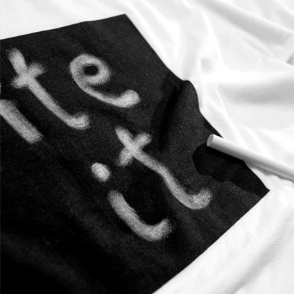 slocation's tweet photo. Giving a whole new meaning to the slogan tee - have you checked out our @design_march writable t-shirts? ✍🏼 #slogantee #writableshirt https://t.co/EDEqA3kMZl