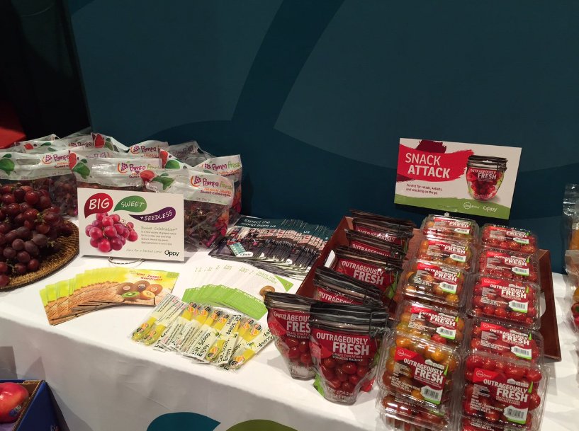 OFreshProduce's tweet photo. Lots of fun at the @NationalGrocers this weekend! Our tasty tomatoes on display in the @OppyProduce booth. #NGAShow17 https://t.co/JsR7yWIchO