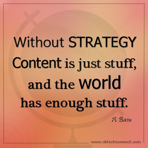 cktechconnect's tweet photo. Do you have a #ContentStratgey ? It's time. #socialmarketing https://t.co/Xd25PrJD5T